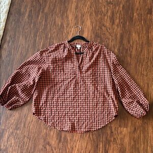 A New Day Checkered Blouse